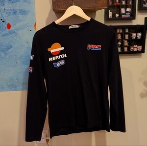 GAS Honda Repsol Racing Long Sleeve T-Shirt - Vintage Style, Size M